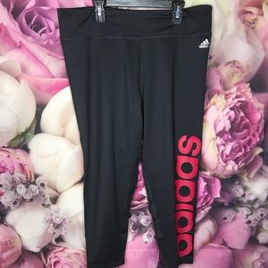 NWT Adidas Fab Mix Thigh Capris XL